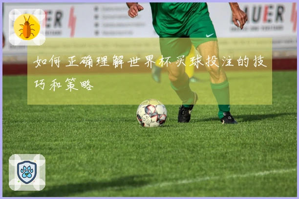 如何正确理解世界杯买球投注的技巧和策略
